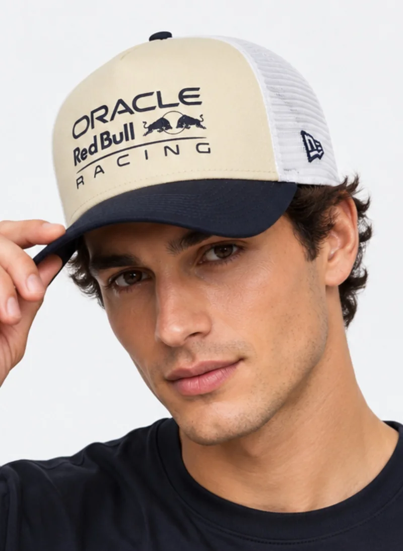 Red Bull Red Bull Racing F1 New Era Oracle Seasonal Trucker Cap - Beige