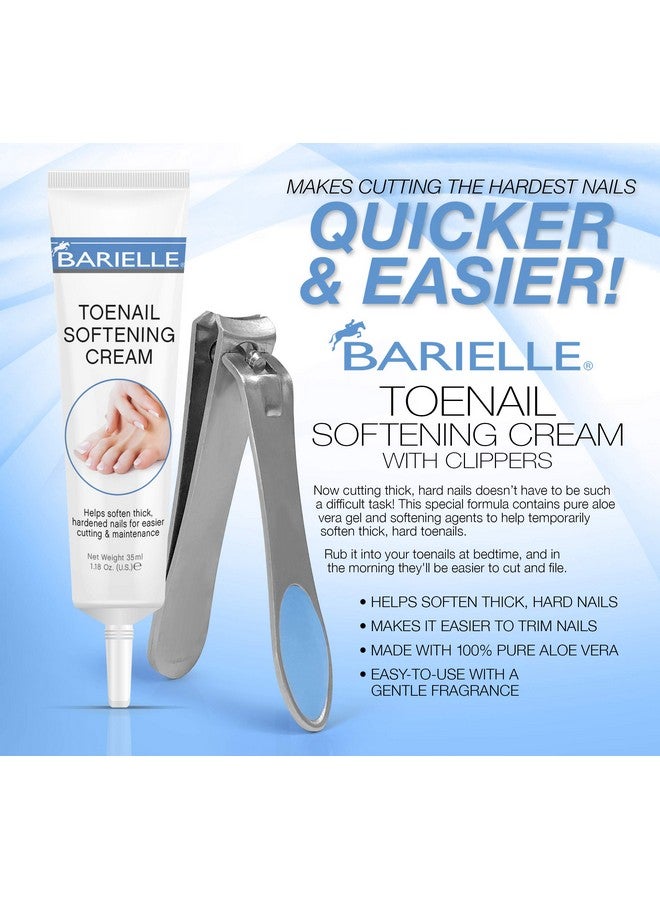 BARIELLE Toenail Softening Cream 1.18 Oz With Barille Nail Clippers - Image 2