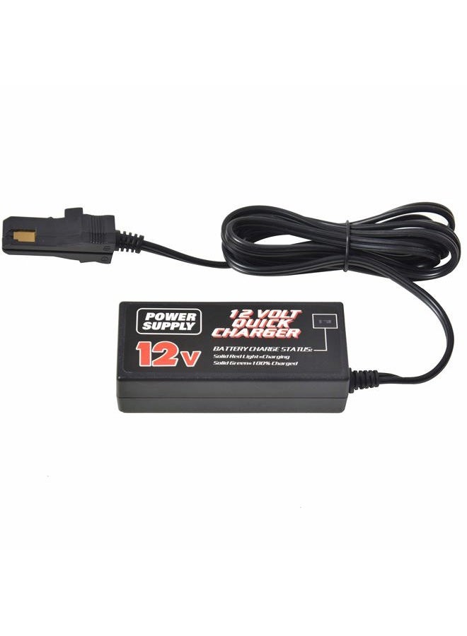 JONATURE 12 Volt Quick Battery Charger for Fisher-Price Power Wheels Grey and Orange Top Battery Ford F150 Raptor/Dune Race/Jeep Wrangler SUV Children Ride On Car - Image 3