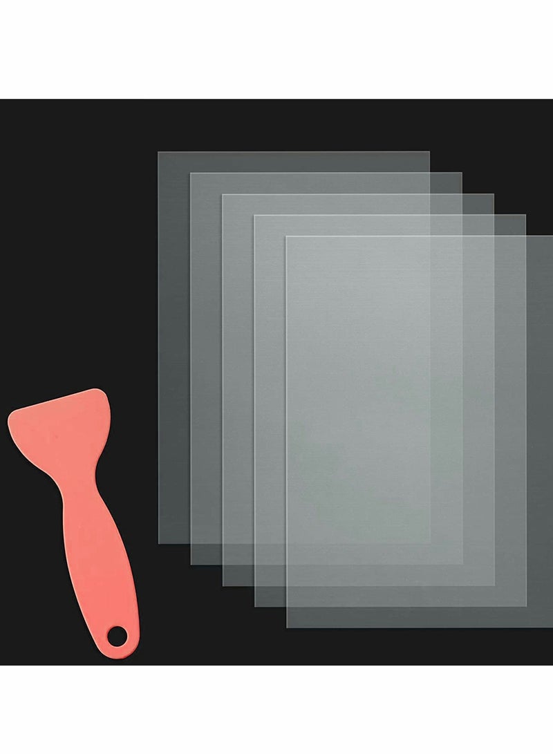 High Transmittance FEP Film with Plastic Spatulas, 0.15 mm Thickness for UV DLP 3D Printers, LCD SLA Resin, Size 140 x 200 mm - Image 1