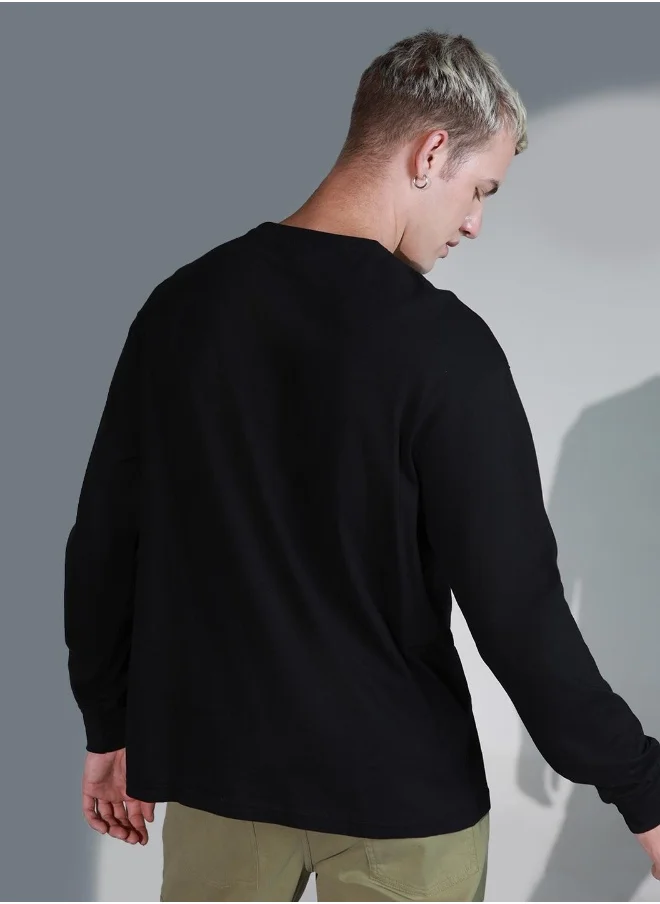 هوبرهولمي Black T-Shirt For Men