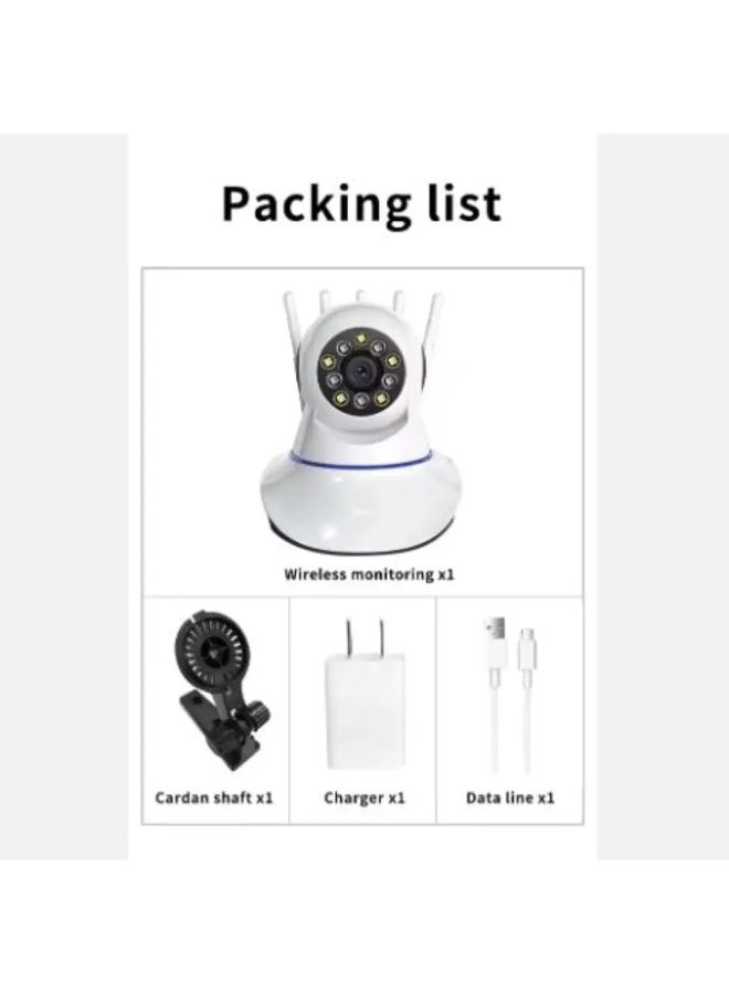 توب كور كاميرا مراقبة 2MP PTZ واي فاي مع رؤية ليلية، صوت ثنائي الاتجاه، دعم بطاقة TF، إعداد عبر الهوتسبوت، ومشاهدة عن بُعد - Image 5