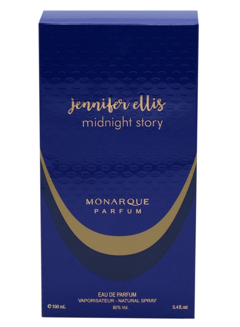 MONARQUE Jennifer Ellig Midnight Story by Monarque Eau De Parfum 100Ml - Image 3