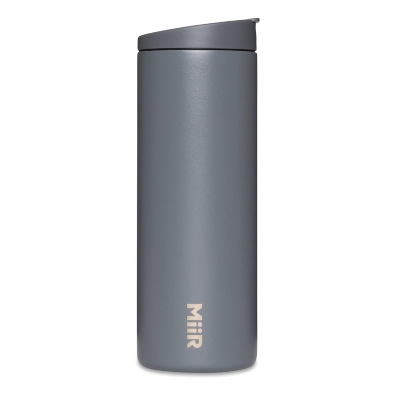 MiiR Flip Traveler 16oz  DoubleWall Vacuum Insulated with Leakproof Flip Lid BPAFree Stainless Steel Construction Insulated Tumbler for Hot or Cold Drinks