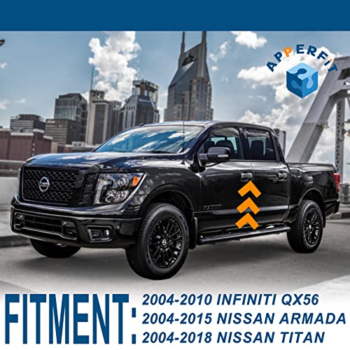 APPERFiT Door Handle Key Hole Bezel Cover Compatible with Nissan Armada Titan, Infiniti QX56 Replaces 80647-ZC00A 80647-9FU0B - Image 5