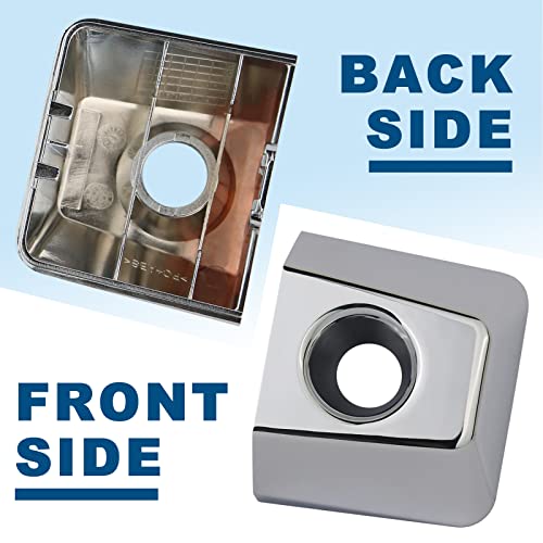 APPERFiT Door Handle Key Hole Bezel Cover Compatible with Nissan Armada Titan, Infiniti QX56 Replaces 80647-ZC00A 80647-9FU0B - Image 3