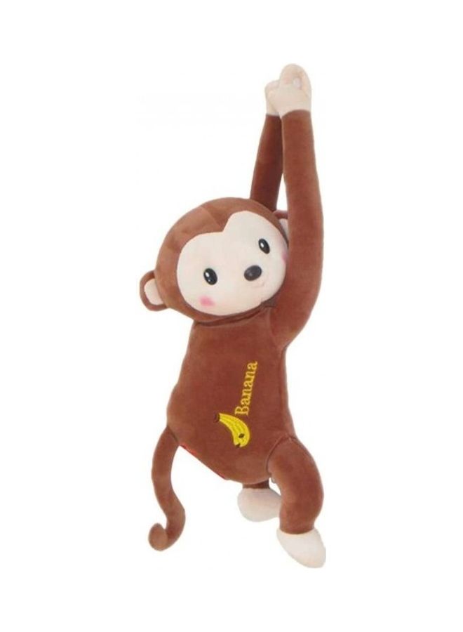 CATANES Unique Multi Purpose Tissue Paper Storage Monkey Shape Cartoon Tissue Dispenser Creative Monkey Tissue Box / Brown - Image 2
