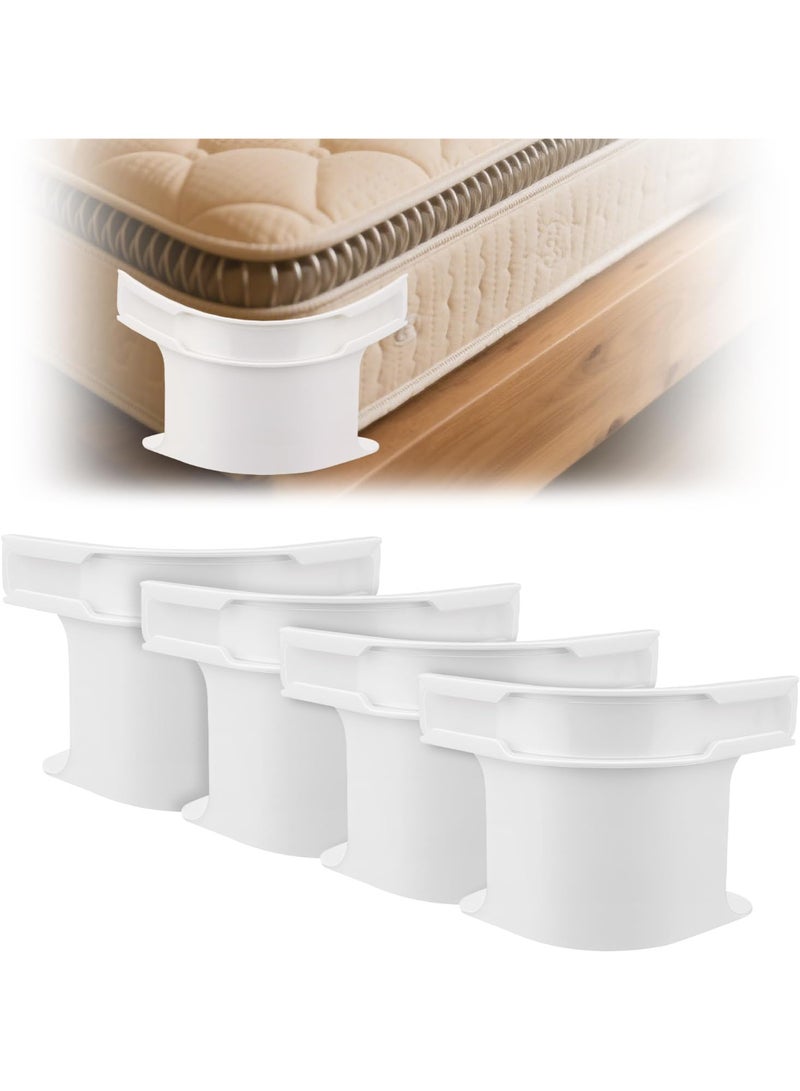 رات سو حامل ملايات السرير، 4 قطع مشابك ملايات مع أشرطة قفل، مشابك تثبيت قوية للملايات، مشابك زاوية قابلة للإزالة للملايات المشدودة، مناسبة لجميع الملايات والمراتب - Image 1