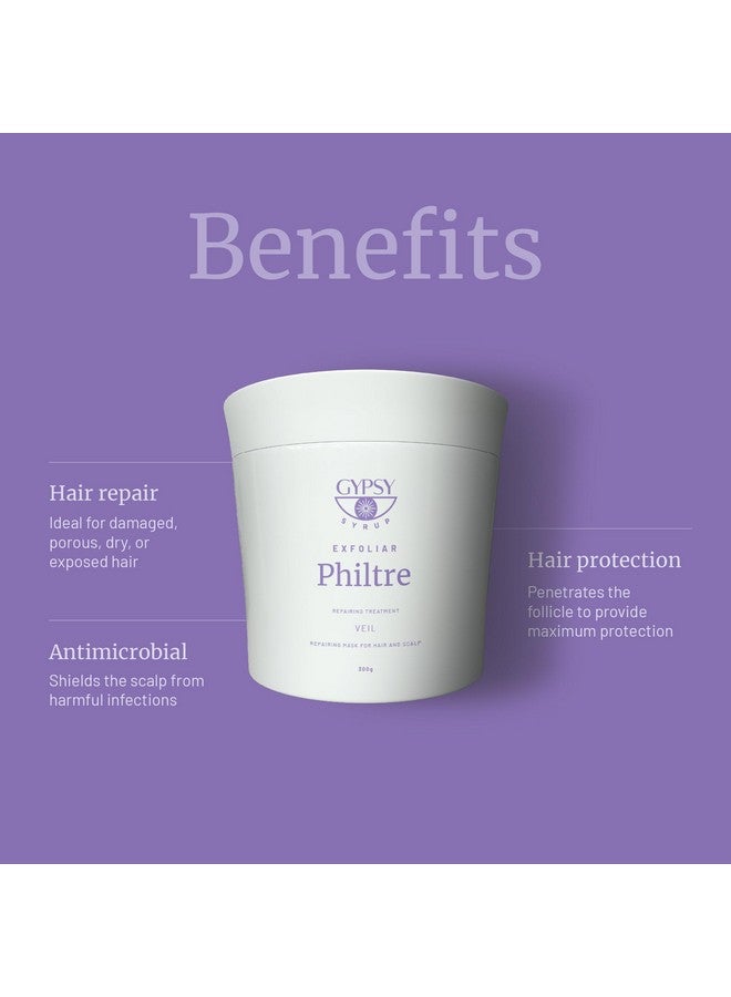 Gypsy Syrup Philtre Repairing Hair Mask | For Hair And Scalp | Improves hair elasticity and strengthens the roots | Veil - 300g - Image 4