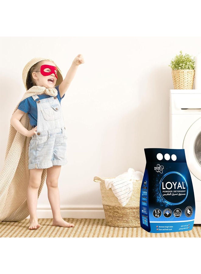 loyal Laundry Detergent Washing Powder 1.5kg Pack of 2 - Image 3