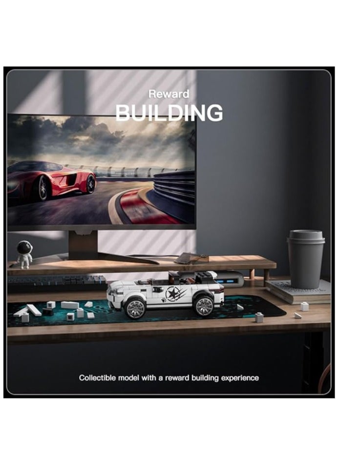 mould king Speed Champion SUV build kit, children's construction toys, supercar build display model, suitable for adults/children New Year, birthday 8+ (402 pieces) 27056  - Image 4
