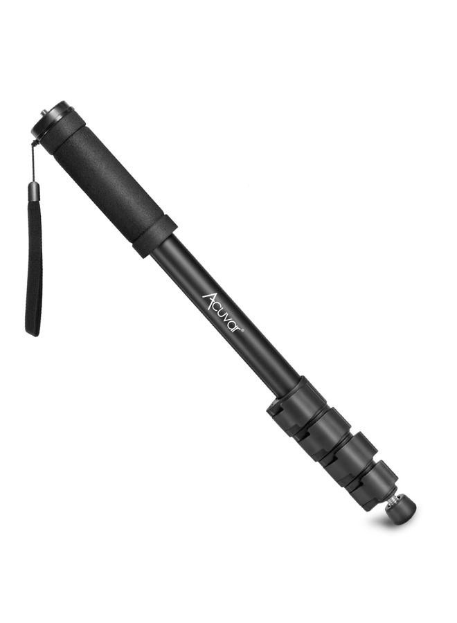 Acuvar 62" Inch Monopod with Integrated Safety Strap and 4 Section Extending Pole for All Digital Cameras, DSLR, Mirrorless, Compact Cameras - Image 1