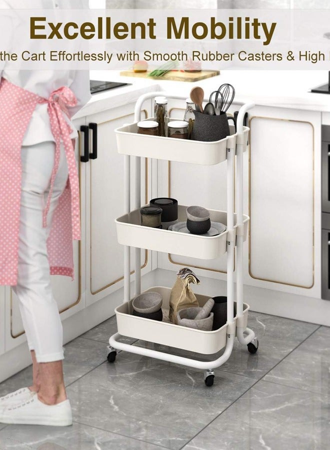درامــــــا هوم  عربة تخزين متعددة الاستخدامات بعجلات 85*42*36سم تصميم عصري لتنظيم مثالي! - Image 5