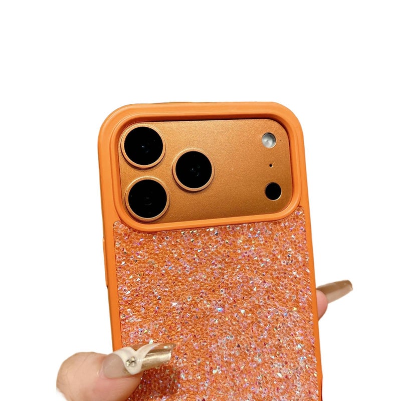 BB Silicone Protective Case for iPhone 16 / 16 Plus / 16 Pro / 16 Pro Max with Shockproof and Drop Protection plus Shockproof plus Anti-Fingerprint plus Full Rhinestone in Multicolour - Image 3