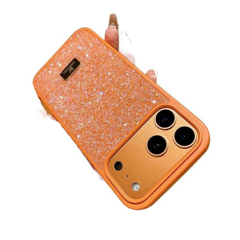 BB Silicone Protective Case for iPhone 16 / 16 Plus / 16 Pro / 16 Pro Max with Shockproof and Drop Protection plus Shockproof plus Anti-Fingerprint plus Full Rhinestone in Multicolour - Image 2