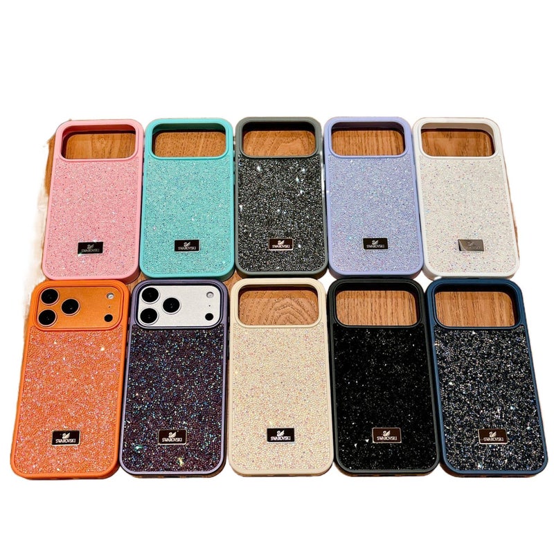 BB Silicone Protective Case for iPhone 16 / 16 Plus / 16 Pro / 16 Pro Max with Shockproof and Drop Protection plus Shockproof plus Anti-Fingerprint plus Full Rhinestone in Multicolour - Image 5