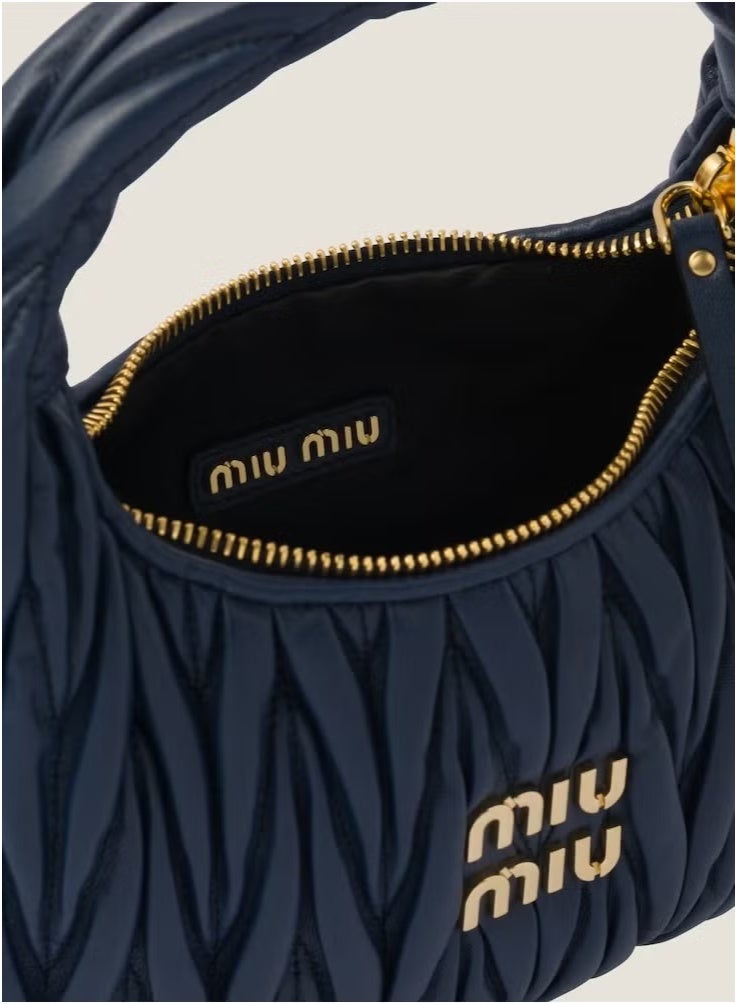 MIU MIU Wander nappa leather hobo Shoulder Bag  - Image 2