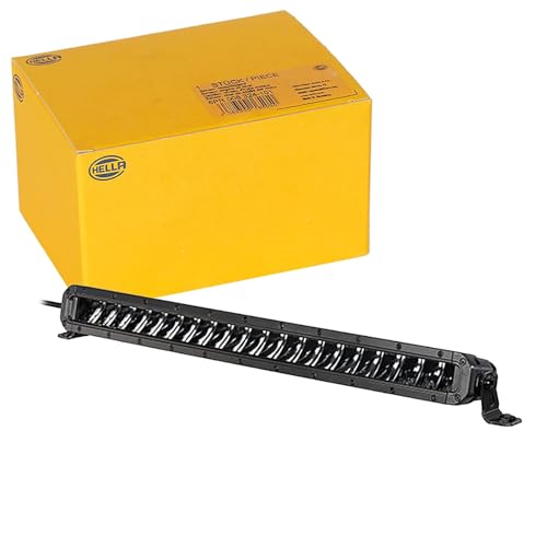 Hella Black Magic Tough 20 Inch Slim Curved LED Lightbar Performance High Beam OffRoad Light for Pickup Trucks ATV SUV 4x4 Jeep Tractors 358197501 - Image 1