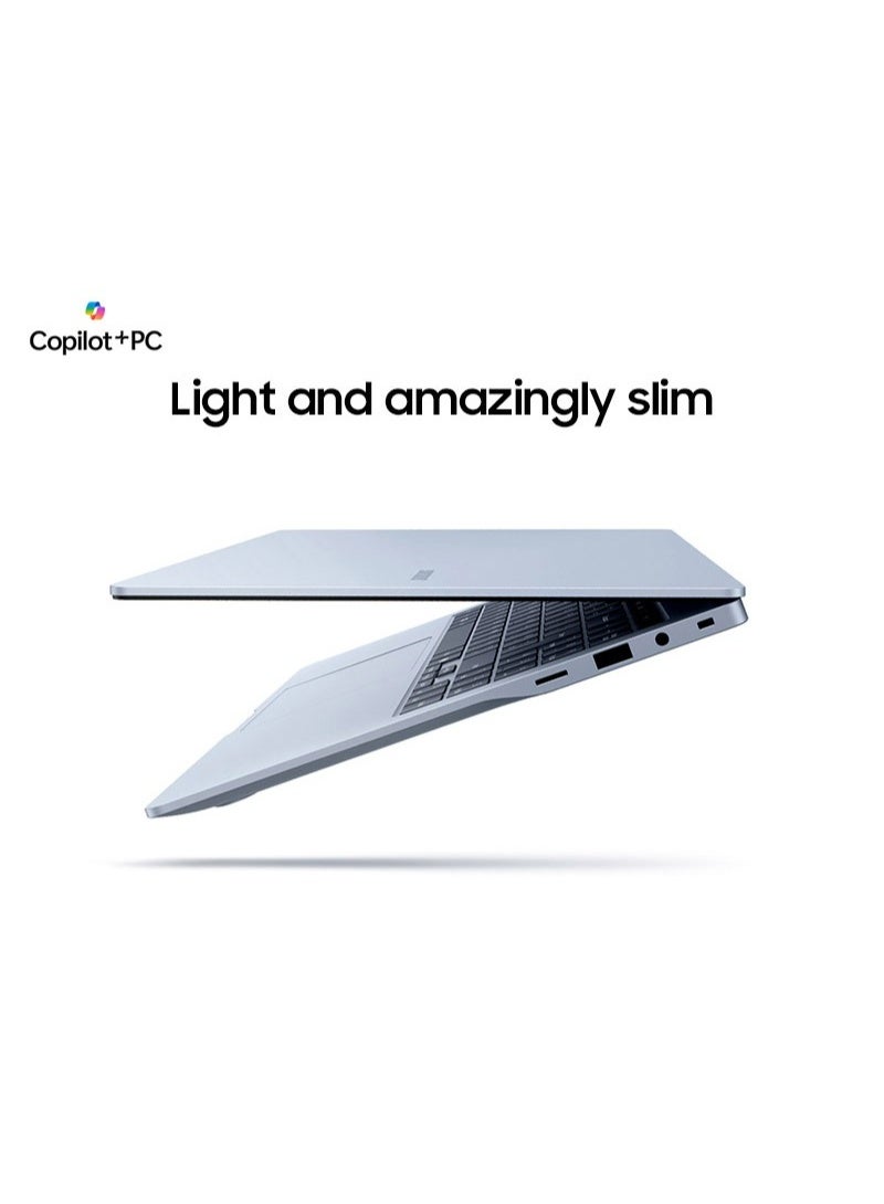 Samsung 15” Galaxy AI Book4 Edge NP750XQA AI PC Laptop Computer, Snapdragon X Processor, Live Captions, FHD LED Anti-Glare Display, Long-Lasting Battery, Sapphire Blue International English Sapphire Blue - Image 5