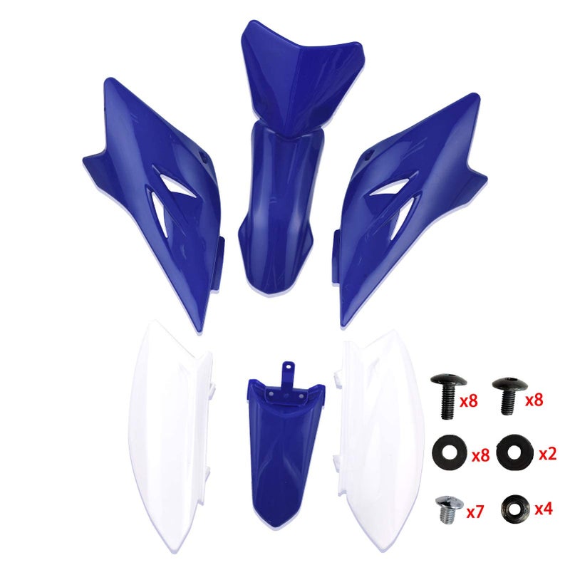 CLEO Plastic Fairing Body Parts Fender Kits Replace For YAMAHA TTR50 TTR50E 2006-2016 Pit Dirt Bike (blue)