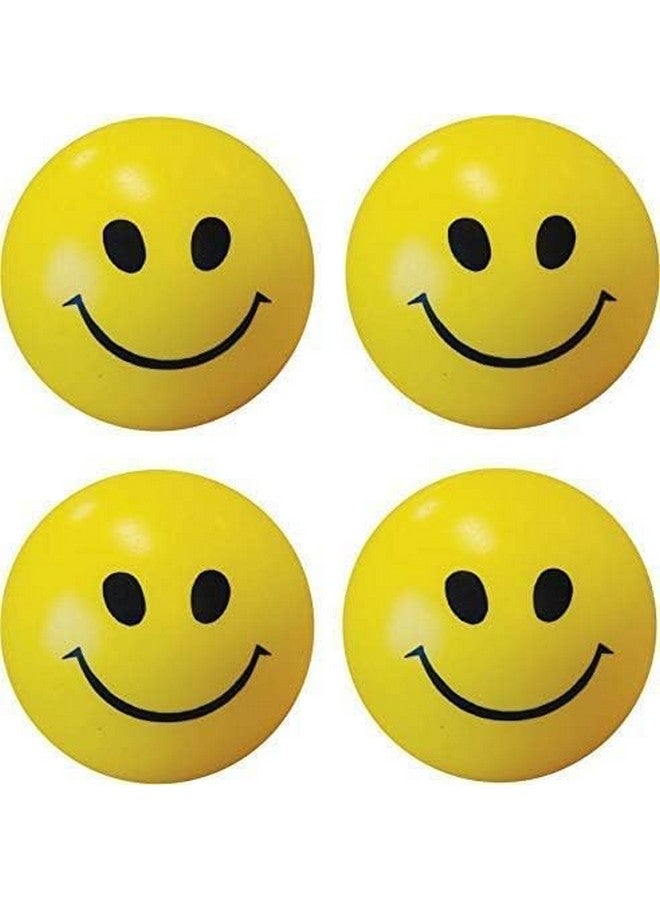 Niku Smiley Soft Ball for Baby, Girls, Kids, Adults (Pack of 4)| Stress Relief Toy | Non Toxic Toy (Pack of 4) - Image 1