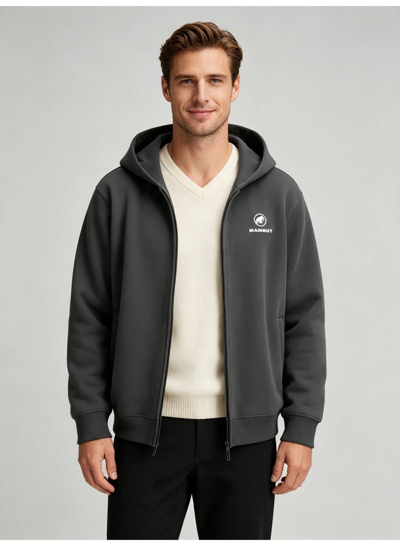 Mammut Men's and women's loose casual zipper hooded jacket - Image 2