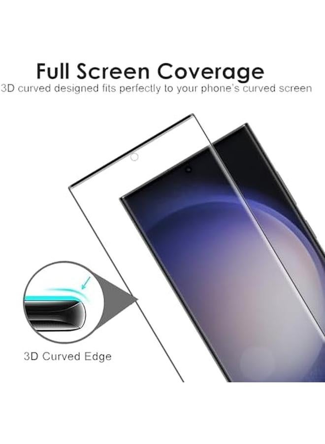 erorex 2 Pack Screen Protector For Samsung Galaxy S23 Ultra Tempered Glass 9H Hardness Full Coverage Film Anti Scratch Hd Clear Compatible With Galaxy S23 Ultra - Image 5