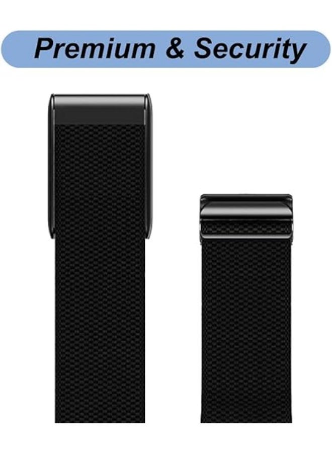 TraMx Bands for Whoop 4.0 - Replacement Nylon Knit Watch Strap Wristband with U-shaped Metal Frame Fitness & Activity Tracker Accessories - Image 3