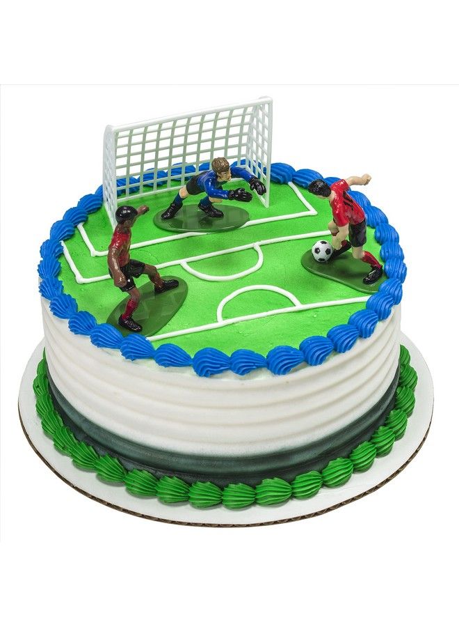 DecoPac Soccer Kick Off Boys Decoset Cake Decoration - Image 4