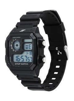 Sonata SF Hexa Digital Dial Unisex Watch With Black Colour Polyurethane Strap  - Image 2