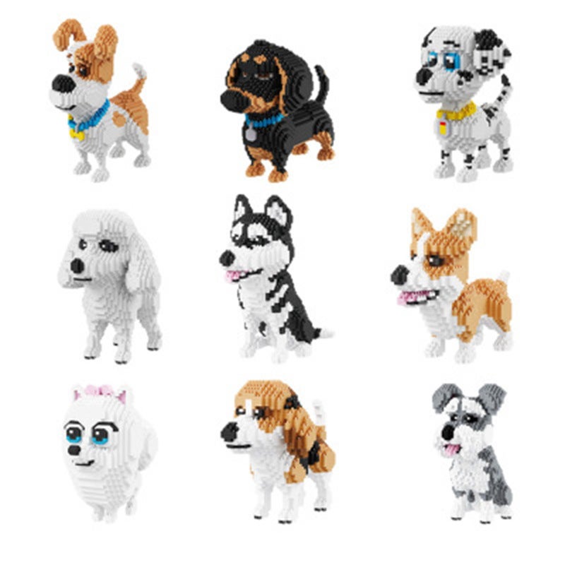 Beiludi 16013 Love Pet Assembled Building Blocks Small Particles Assembled Building Blocks Toys Children'S Puzzle Building Blocks Play - Image 2