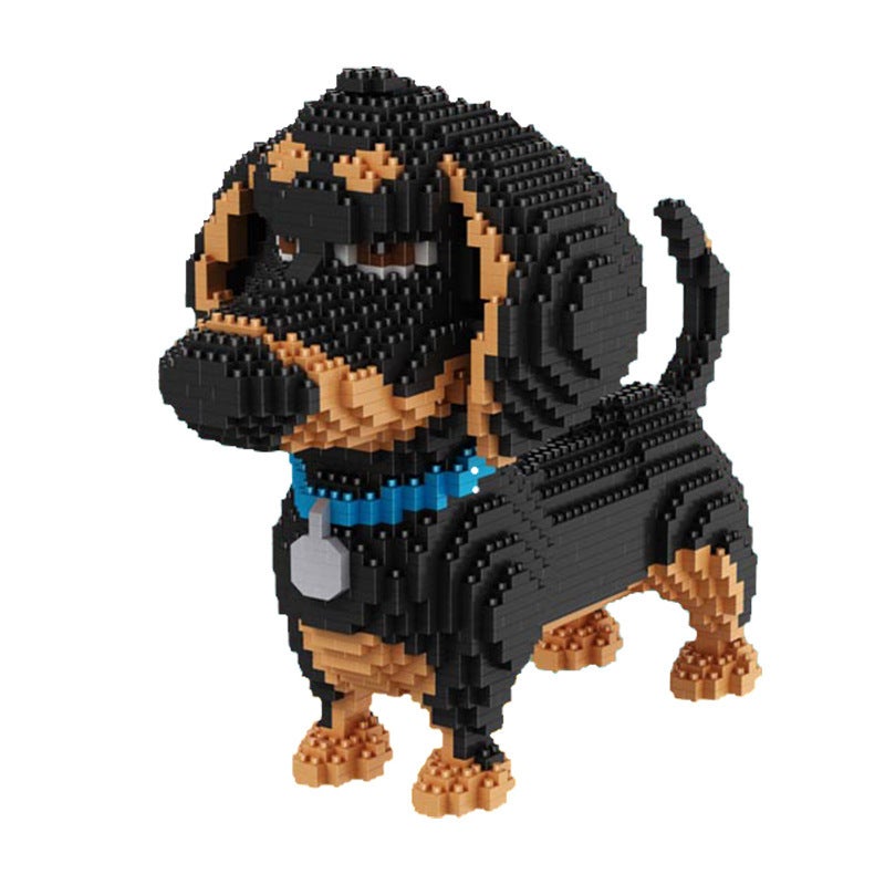 Beiludi 16013 Love Pet Assembled Building Blocks Small Particles Assembled Building Blocks Toys Children'S Puzzle Building Blocks Play - Image 5