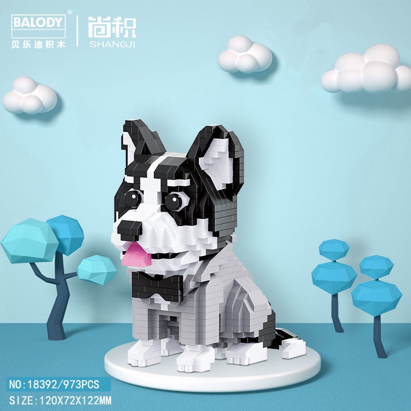 Beiludi 16013 Love Pet Assembled Building Blocks Small Particles Assembled Building Blocks Toys Children'S Puzzle Building Blocks Play - Image 1