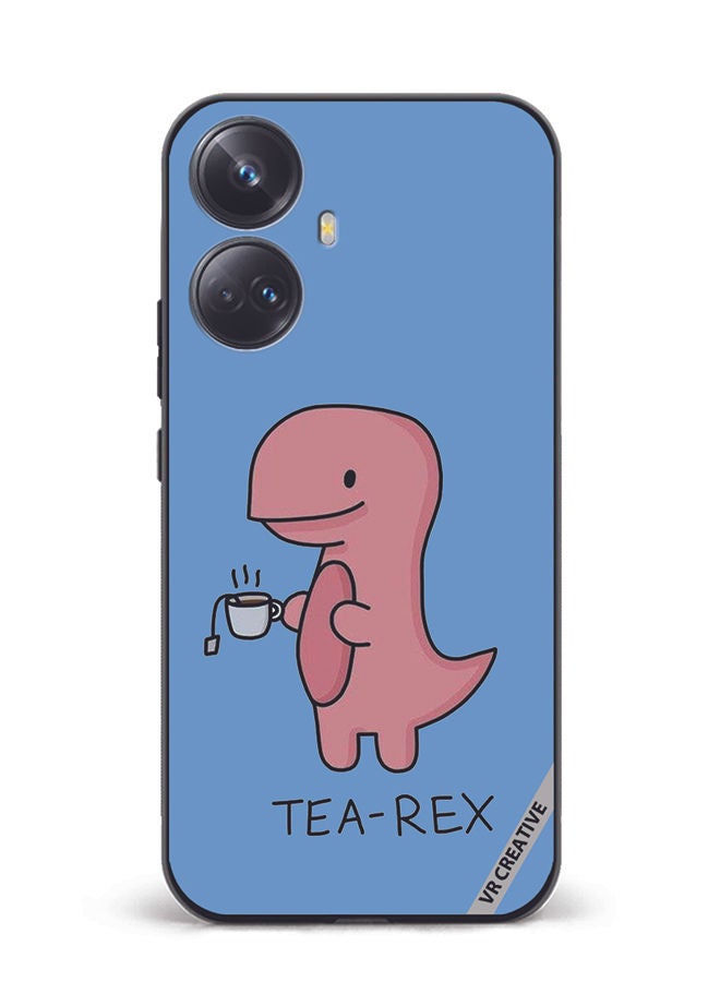 VR CREATIVE Protective Case Cover For Realme 10 Pro Plus Tea Rex Design Multicolour - Image 1