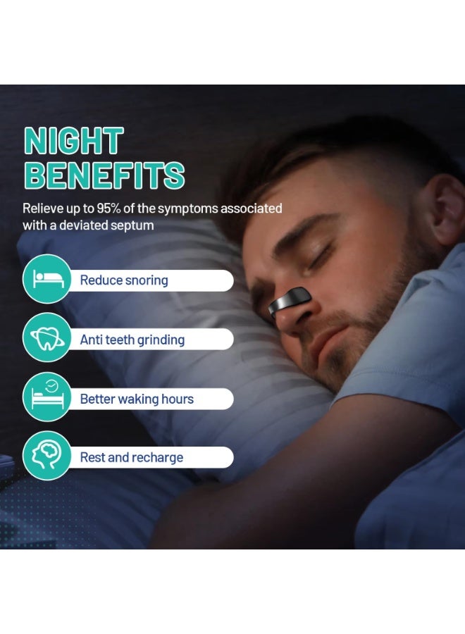 Magnetic Nose Strips Breathing — Anti Snoring Sleep Nasal Strips Air Boost Innovative Design Snoring Solution, Skin Safe Nose Magnet Breathing for Sleep, Sports, Outdoor, and Gym - Image 5