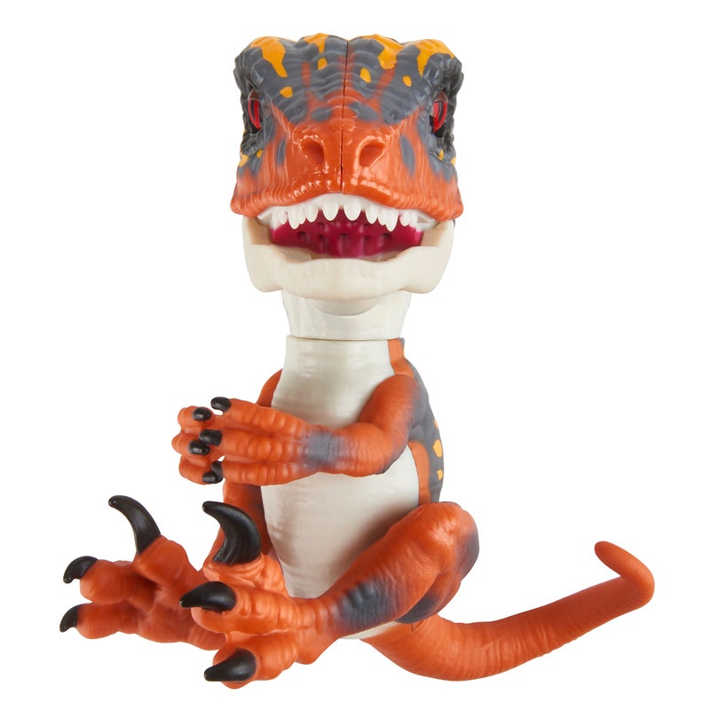 WowWee Untamed Raptor by Fingerlings - Blaze (Orange) - Interactive Collectible Dinosaur - By WowWee - Image 4