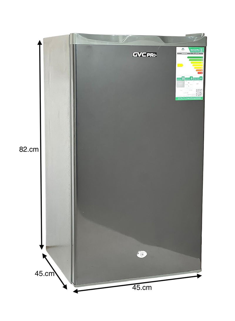جي في سي برو ثلاجة باب واحد 3 قدم 86 لتر GVCRF-140W إينوكس - Image 2