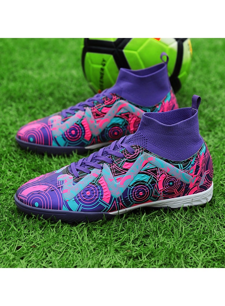 SKT Shiketro Novel Football Shoes Non-Slip Short Spikes Fashionable Running Shoes - Image 3