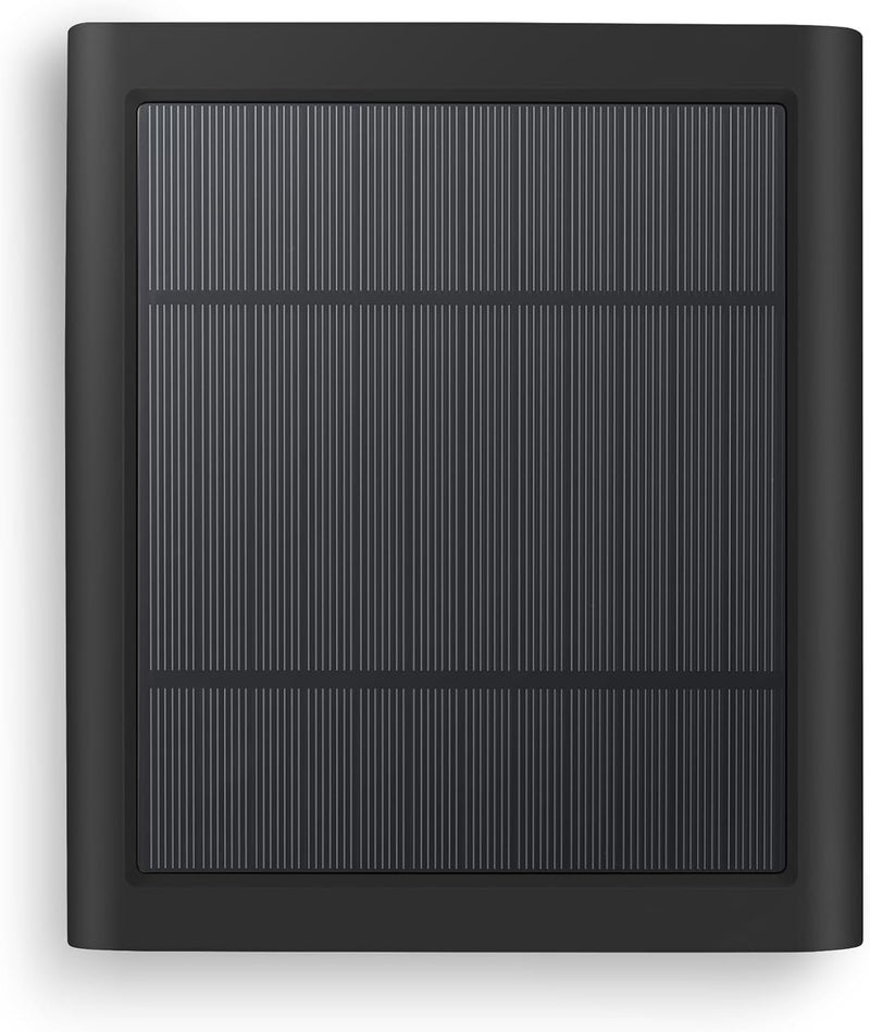 Paodekua 1 Pack 4W Solar Charger for Ring Spotlight & Stick Up Outdoor Cam, Black, High Efficiency, 10FT/3M Long Cable with USB-C to Ring Barrel Plug - Image 1