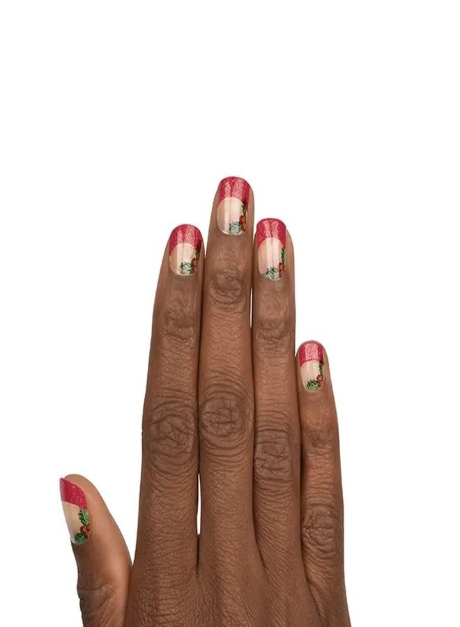 Color Street 'Happy Holly Days' (FTG021) - French Tip Nail Polish Strips Home For The Holidays (Christmas 2022) - Image 5