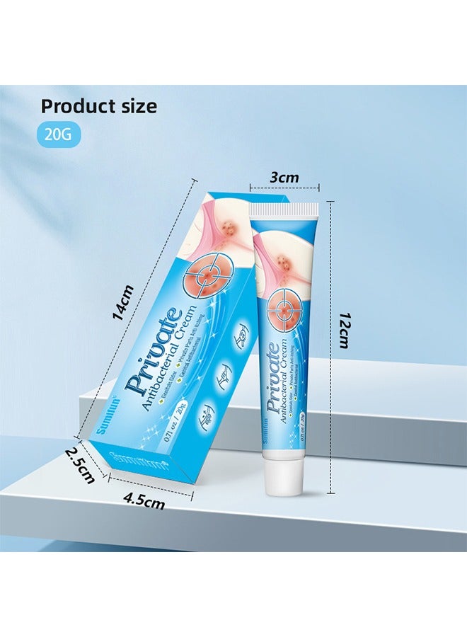 سوميفون كريم مضاد للحكة خاص ، أجزاء خاصة للإناث مرهم كريم مضاد للحكة لإزالة الحكة رائحة غريبة التهاب الجلد ، كريم علاج الحكة الأنثوية للرعاية الصحية 20 جرام - Image 4