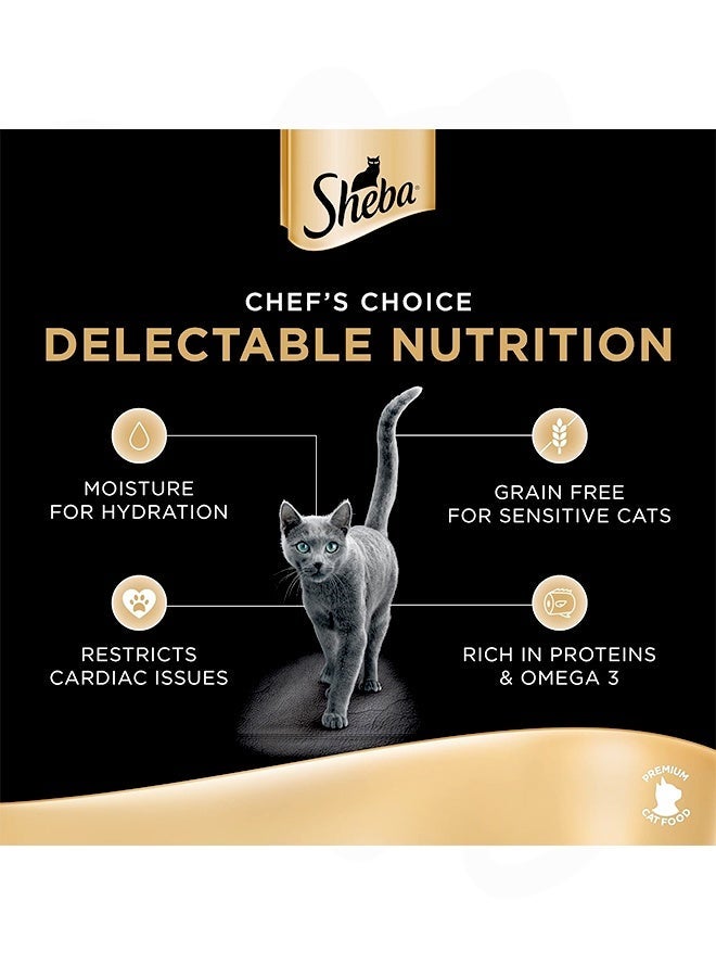 Sheba Tuna And Prawn In Seafood Wet Cat Food - 85G (Pack Of 12) - Image 3