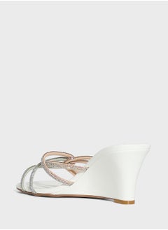 Ella Limited Edition Diamante Strap Wedge Sandal  - Image 3