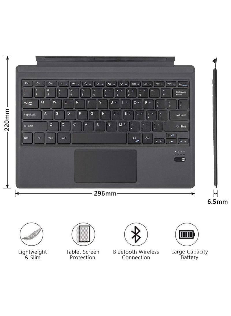 AROAQ - Lightweight Ultra Slim Bluetooth Keyboard for Microsoft Surface Pro 3 Pro 4 Pro 5 Pro 6 Pro 7 - Image 1