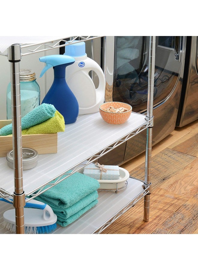 Con-Tact Brand Duraliner Shelf Liner, Non-Adhesive and Multi-Use Drawer Liner, Made of Vinyl, Waterproof Liner, 12" x 25', Diamond Clear - Image 5