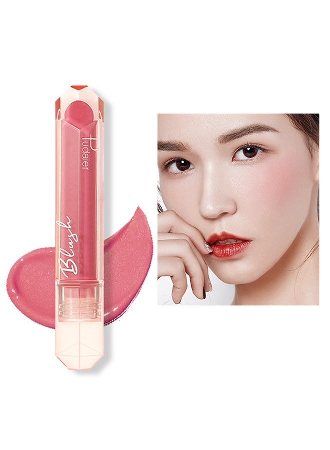 pudaier Peach Blossom Liquid Blush: Full Coverage, Your Key to Effortless, Natural Glow #02 - Image 1