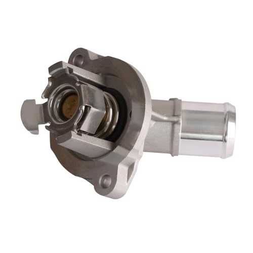 MITZONE Aluminum Engine Coolant Thermostat Housing Assembly Compatible With 2016-2019 Chevy Cruze 2018-2023 Equinox 2016-2022 Buick Encore 2016-2023 Malibu 2021-2022 Trax 2018-2023 GMC Terrain - Image 1