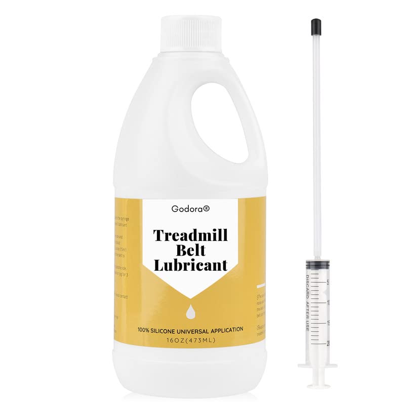 Godora 100% Silicone Treadmill Lubricant/Treadmill Lube, 16 Ounces Premium Silicone Oil for Treadmill Belt Lubrication, Easy to Apply Treadmill Belt Lubricant Oil, Suitable for All Type of Treadmill Belts - Image 1
