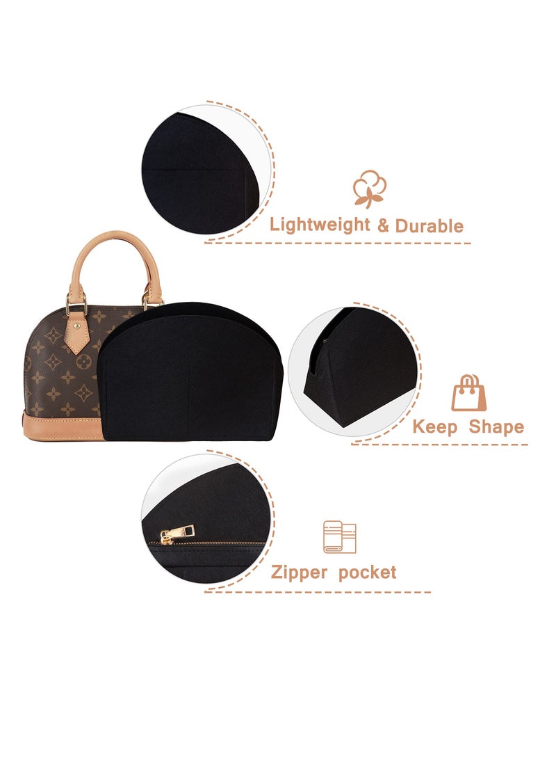 Excefore Sturdy Purse Insert Organizer Bag in Bag Handbag, Tote Organizer, Inside Tote Pocketbook Women, Purse Insert Fits Alma BB PM Insert Tote Organizer for Women Purse Liner Purse in Purse - Image 5