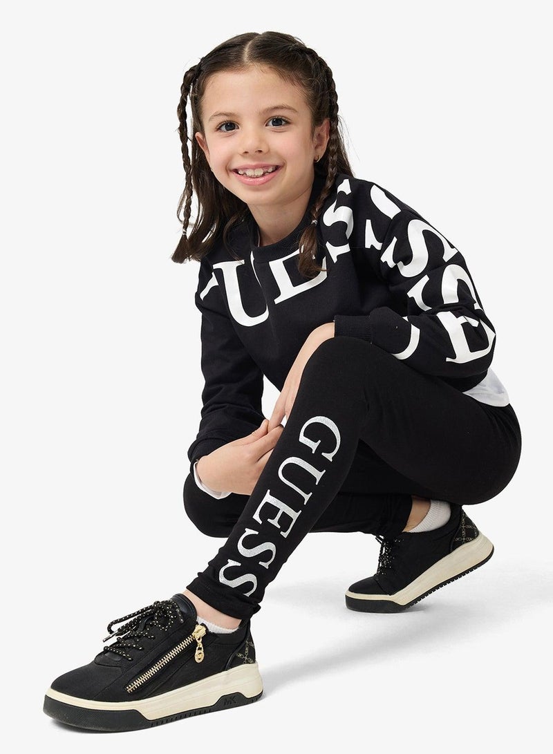 GUESS Kids Printed Leggings - Image 3